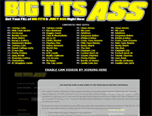 Tablet Screenshot of bigtitsass.com